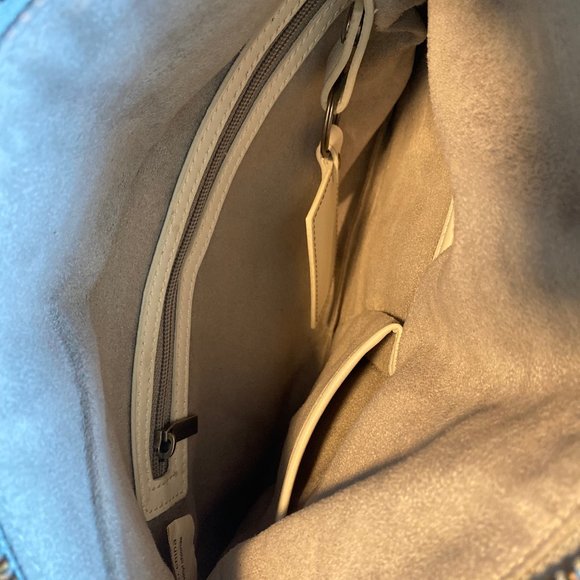 MATT & NAT Vegan Leather White Clutch Bag Purse - Picture 5 of 7